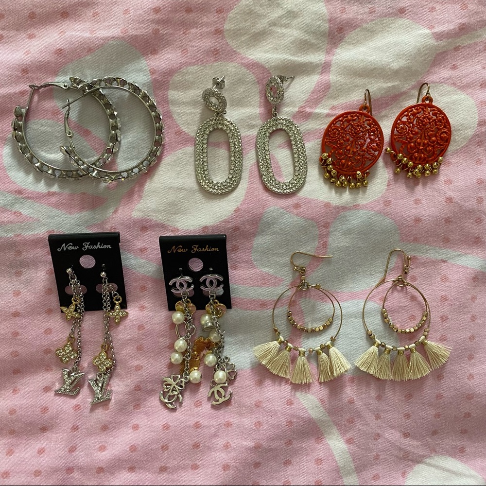 6 Pairs of Earrings BUNDLE